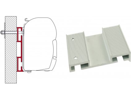 D-adaptér pro Fiamma F45 a markýzy se zipem www.vseprokaravan.cz