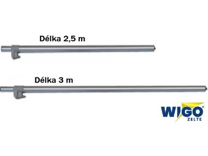 Střešní tyč pro markýzu Wigo Rolli www.vseprokaravan.cz