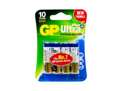 Baterie tužková ALKALINE ULTRA Plus 1,5V AA blistr 4ks, GP, www.vseprokaravan.cz