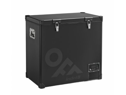 Kompresorová autochladnička TB130 STEEL OFF, 12/24V, 124L, Indel B, www.vseprokaravan.cz