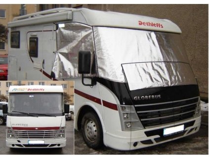 Dethleffs Globebus Fiat 2007 - půlkabát na skla www.vseprokaravan.cz