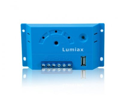 Regulátor nabíjení Shine1012EU 10A USB, Lumiax, www.vseprokaravan.cz