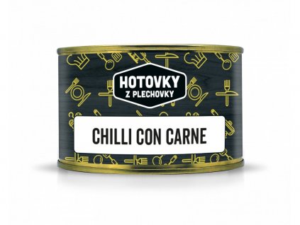 Chilli con carne v plechovce, www.vseprokaravan.cz