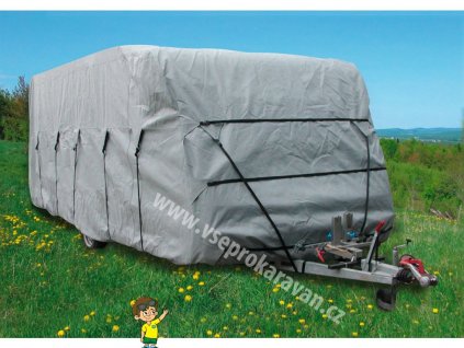 Krycí plachta obytného přívěsu karavanu EuroTrail, 400 - 450 cm (Rozbaleno), www.vseprokaravan.cz