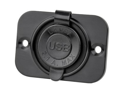 Zásuvka přístrojová 2x USB, LAMPA, www.vseprokaravan.cz