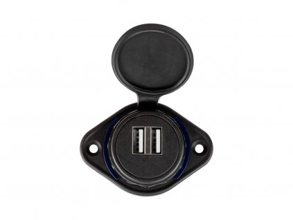 Napájecí zdířka 2xUSB 3.0, LTC, 5V, 3,1A, 12/24V, www.vseprokaravan.cz