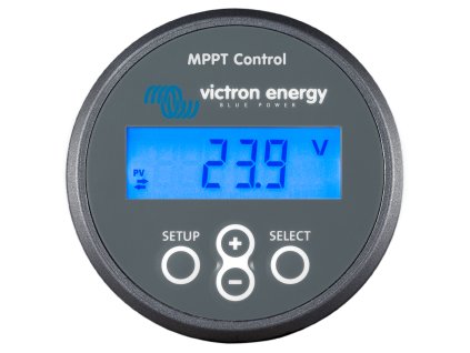 Displej MPPT regulátorů Victron Energy, www.vseprokaravan.cz
