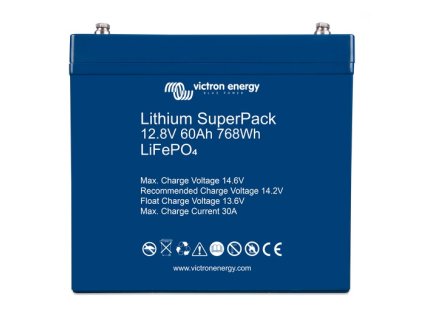 Victron Energy LiFePO baterie 12,8V/60Ah Lithium SuperPack, www.vseprokaravan.cz