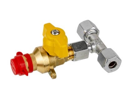 Rychlospojka s uzavíracím ventilem, GOK, www.vseprokaravan.cz