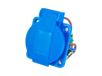 Napájecí zdířka 2xUSB EZ20, 2,1A, krytí IP44, www.vseprokaravan.cz