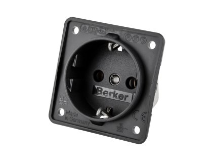 Integro vnitřek zásuvky Schuko, antracit, B.BERKER www.vseprokaravan.cz