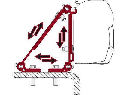 Univerzální adaptér pro markýzu Fiamma F45, www.vseprokaravan.cz