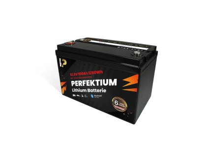 Lithiová baterie Perfektium LiFePO4 12.8V 100Ah, www.vseprokaravan.cz