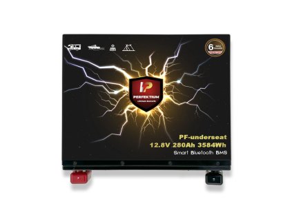 Lithiová baterie Perfektium LiFePO4 12,8V 280Ah - pod sedadlo, www.vseprokaravan.cz