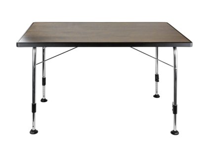 Skládací kempingový stůl Stabilic 3 Dukdalf 115 x 70 cm, hnědá, www.vseprokaravan.cz