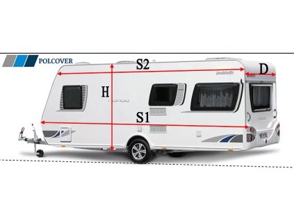 Krycí plachta na Hobby 460 UFe , Polcover, www.vseprokaravan.cz