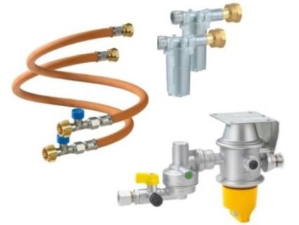 Sada GOK Caramatic pro dvě lahve s nárazovým senzorem www.vseprokaravan.cz