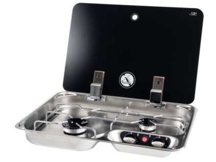 Vestavný plynový vařič Can FC1346 s elektrickým zapalováním www.vseprokaravan.cz