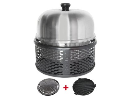 Gril na dřevěné uhlí COBB Pro Black + grilovací mřížka www.vseprokaravan.cz
