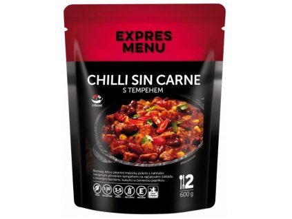 Chilli sin carne s tempehem (2 porce 600g), vseprokaravan.cz