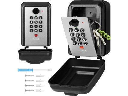 Trezor na klíče s číselným kódem a ochranou klávesnice, vseprokaravan.cz