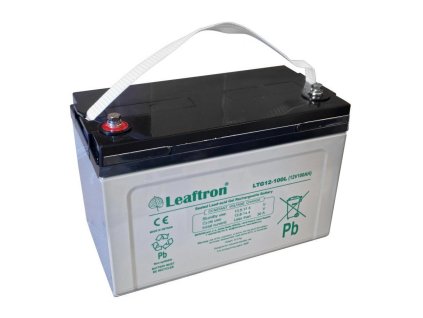 Záložní akumulátor gelový Leaftron LTG12-100L 12V, 100Ah, 1200A, www.vseprokaravan.cz