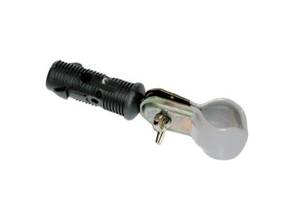 Koncovka stanové tyče oko se svorkou, www.vseprokaravan.cz