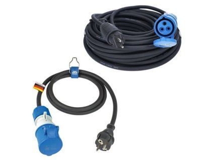Adaptérový kabel Schuko/CEE, www.vseprokaravan.cz