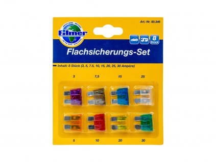 Sada pojistek Fuses Set, 8ks, www.vseprokaravan.cz