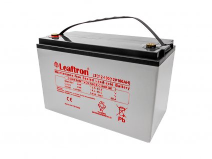 Záložní baterie - akumulátor Leaftron LTC 12-100, 12V 100Ah, www.vseprokaravan.cz