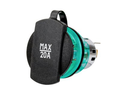 Zásuvka zapalovače 20 A Pro Car, s montážní deskou , www.vseprokaravan.cz