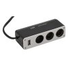 Roztrojka zapalovačová 12/24V + USB 1000mA, www.vseprokaravan.cz