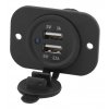 Zásuvka 2x USB 2,1A / CAR, www.vseprokaravan.cz