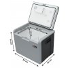 Chladící box 40litrů TAMPERE 230/12V pojízdný, www.vseprokaravan.cz