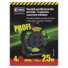 Prodlužovací kabel na bubnu s pevným středem, 25 m, www.vseprokaravan.cz