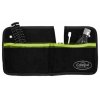 Organizér Utensilo Tessa 2 - se dvěmi kapsami, černá/limetka, 40 x 20 cm www.vseprokaravan.cz