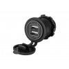 Napájecí zdířka 2xUSB 2,1A+2,1A, www.vseprokaravan.cz