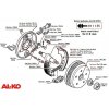 Čelisti brzdové AL-KO 2050/2051 sada na 2 kola, www.vseprokaravan.cz