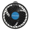 Ventilátor MITCHELL 115mm USB 5V klips, www.vseprokaravan.cz