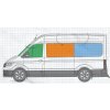 Sluneční clony Ford Transit 2015+ www.vseprokaravan.cz