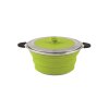 650628 collaps pot with lid 2.5l lime green main photo 1