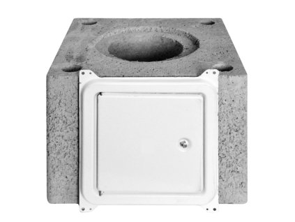 Komín ESLEKO Single Modul průměr 200 - Komínová tvárnice vč. vybíracích dvířek