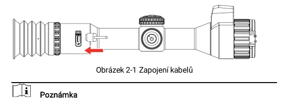 Obrázek 2-1 Zapojení kabelů