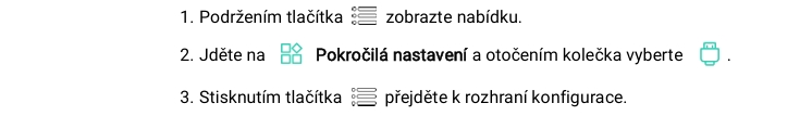 Nastavení automatického vypnutí obrazovky