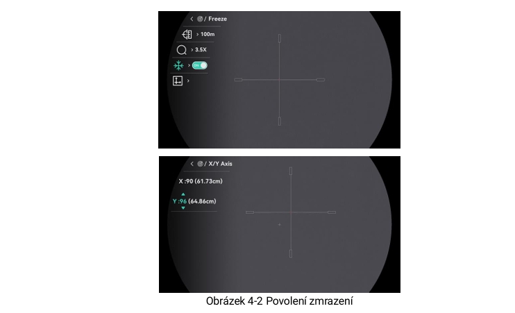 Obrázek 3-8 Míra rozteče