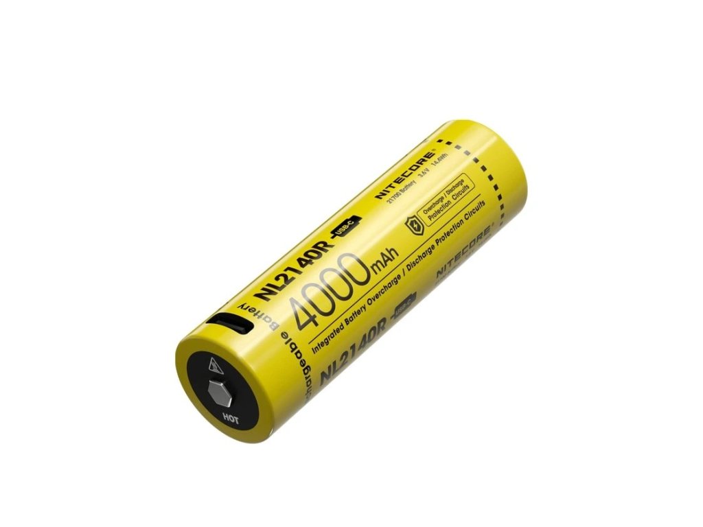 NITECORE Li-ion Akumulátor typu 21700 s USB-C dobíjením