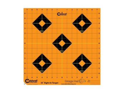Orange Peel Sight-In Targets - 8 5ks