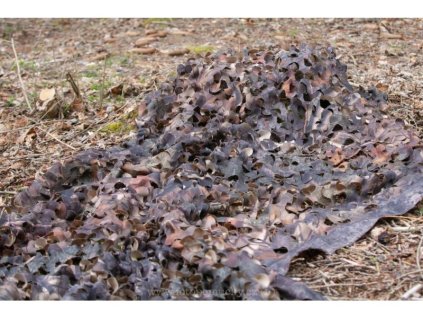 3D maskovací přehoz HNĚDÝ