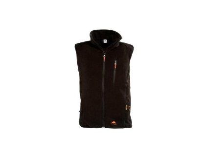 AlpenHeat FIRE-FLEECE vyhřívaná vesta - černá (velikost oblečení S)