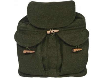 Myslivecký batoh střední - loden (Materiál loden s teflonovou úpravou)